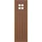 Ekena Millwork True Fit PVC San Antonio Mission Style Fixed Mount Shutters, Burnt Toffee, 18W x 42H, PR TFP001ST18X042BT - alternate 9